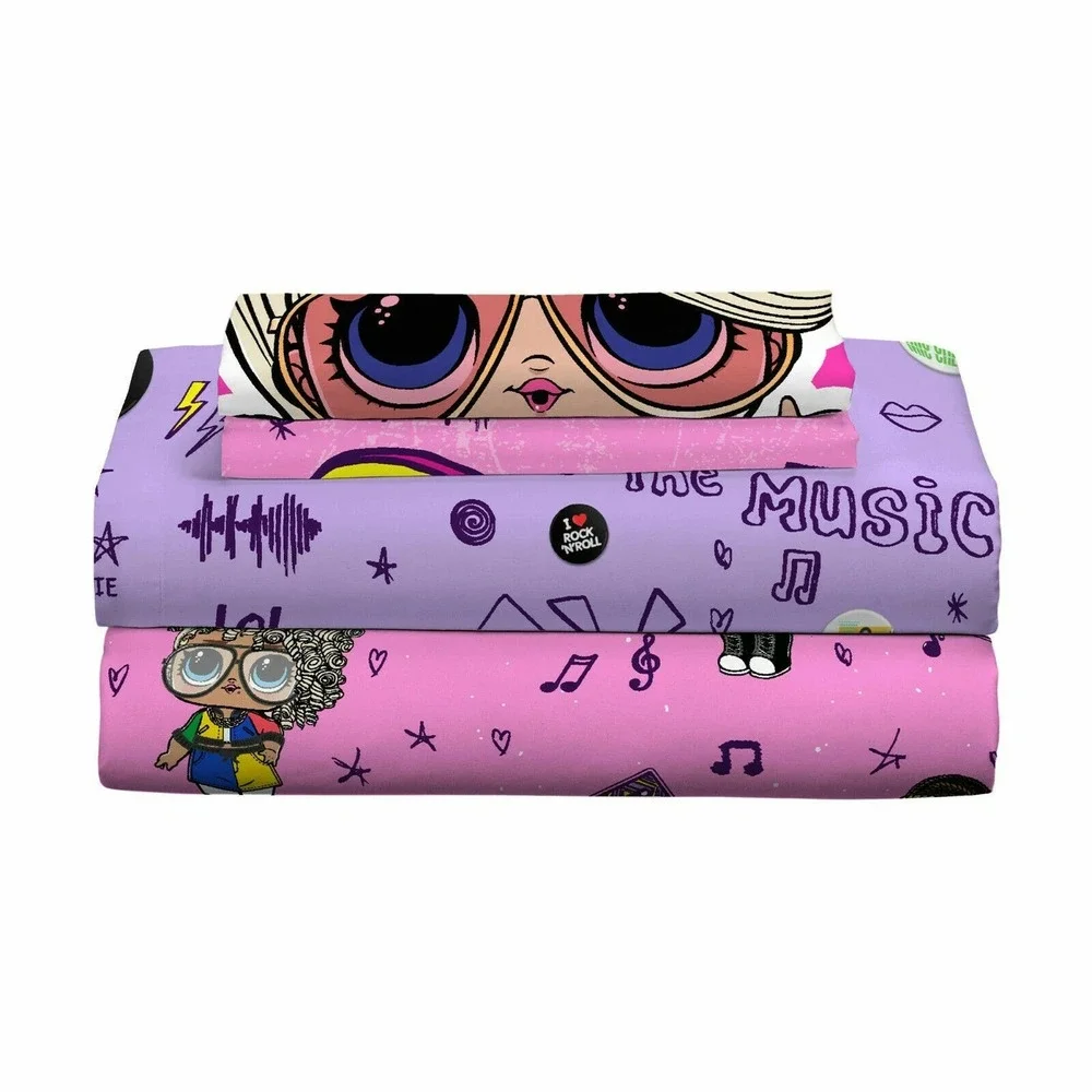 LOL Surprise! FULL Microfiber Sheet Set Soft Remix Super Soft 4 Piece Set‎ NEW